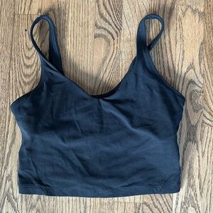 Black Align tank top size 6